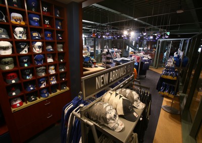 TEAM STORE ON THE CLUB LEVEL AT MILLER PARK