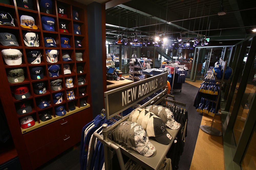 TEAM STORE ON THE CLUB LEVEL AT MILLER PARK