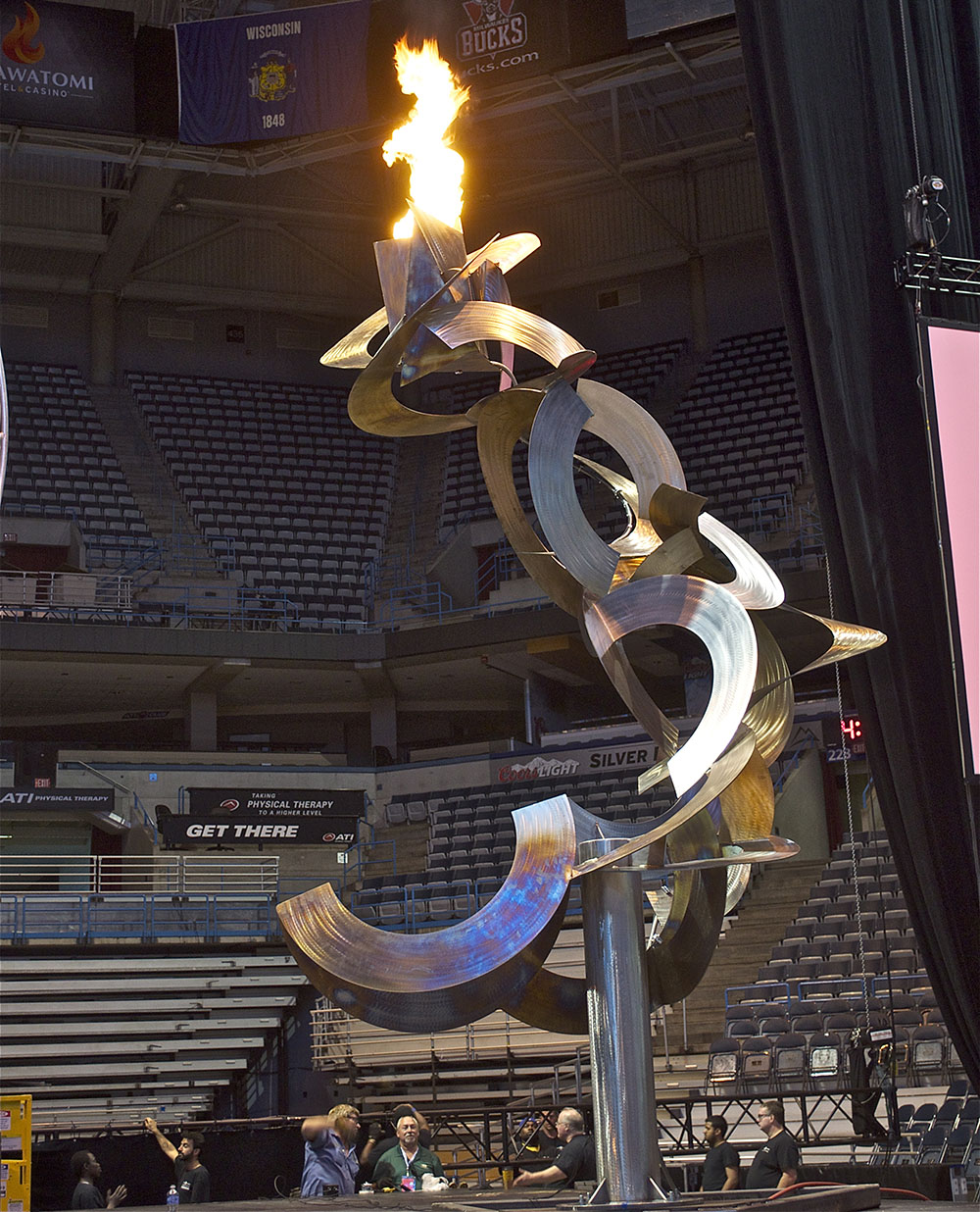 SHOFAR MACCABI SCULPTURE