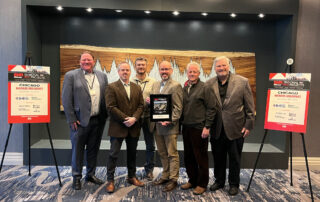 Award winning group from Hunzinger and Graef engineering for the Komatsu Heaquarters project